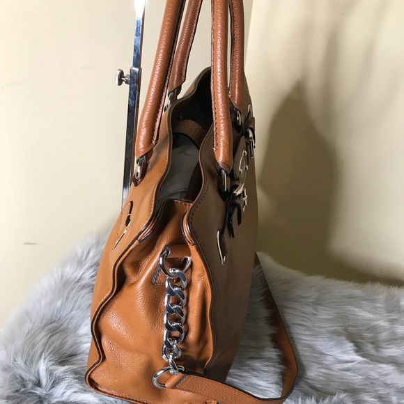 Michael Kors Hamilton Leather Satchel - Picture 2 of 8